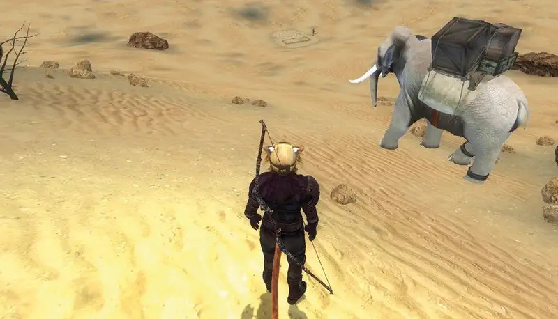 Senche Khajiit in Elsweyr mod for Oblivion