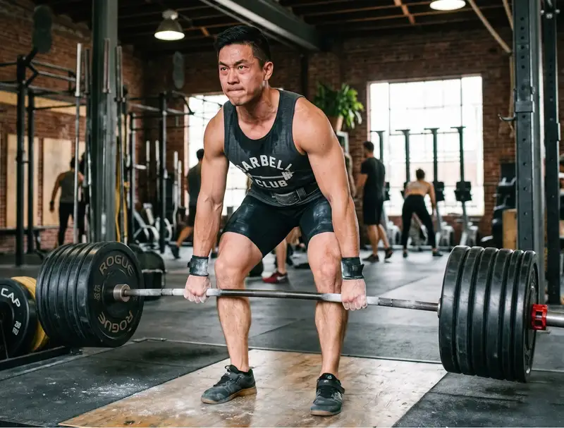 Tập tạ quá nặng gây đau vùng lưng dưới