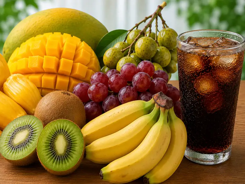 Sự khác biệt giữa đường trong trái cây và nước ngọt