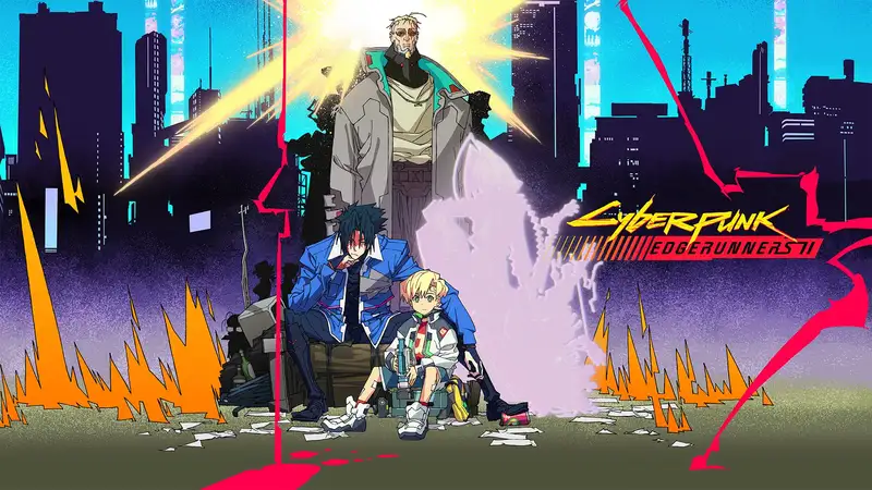 Poster quảng bá chính thức của dự án hoạt hình Cyberpunk tiếp theo