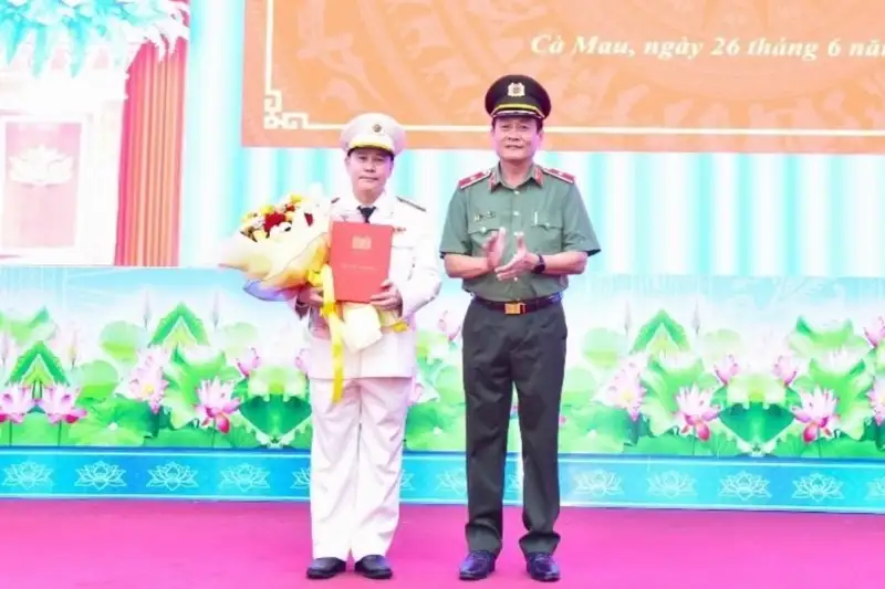 Điều Động Cấp Cao: Đại tá Lê Mạnh Hùng Nhậm Chức Phó Giám đốc Công an Cà Mau