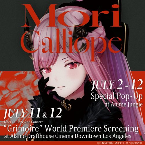 Mori Calliope Khuấy Đảo Los Angeles: Cửa Hàng Pop-up và Buổi Chiếu Sớm Concert Blu-ray