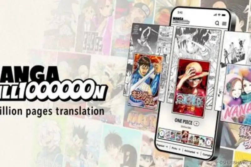 Shueisha Ra Mắt MANGA MILLION: 1 Triệu Trang Manga, 100 Ngôn Ngữ, Miễn Phí Toàn Cầu