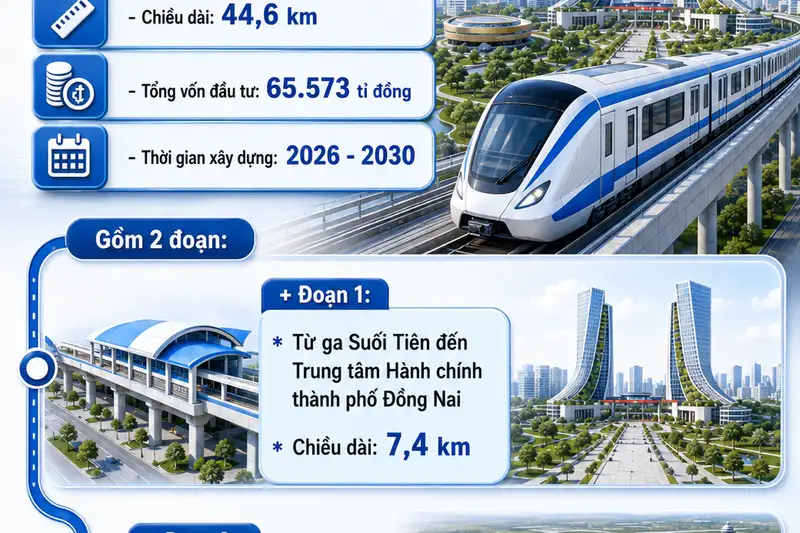 Đồng Nai Đẩy Mạnh Giải Phóng Mặt Bằng Tuyến Metro Suối Tiên - Sân Bay Long Thành