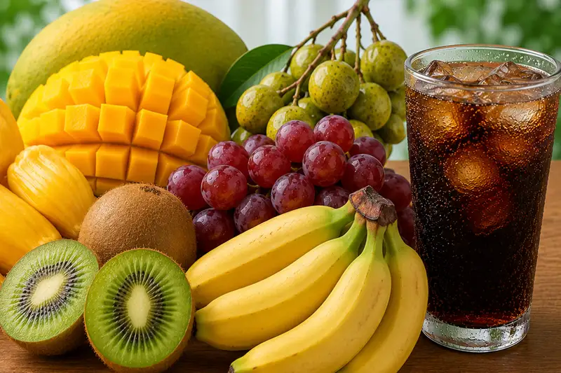 Vì sao đường trong trái cây tốt cho sức khỏe còn nước ngọt thì không?