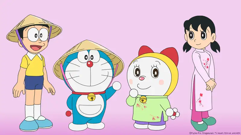 Poster tập phim Doraemon du lịch Việt Nam