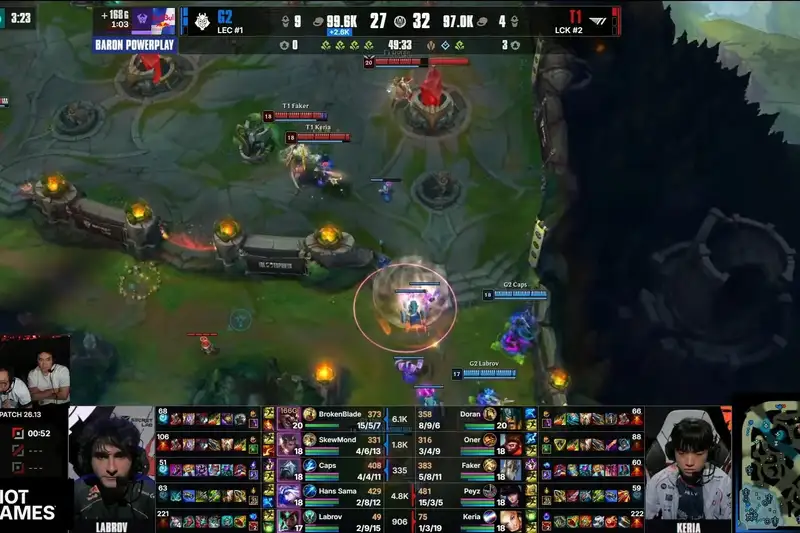 Lời nguyền 9 năm tại MSI của T1 và Faker: G2 Esports gieo sầu nghẹt thở
