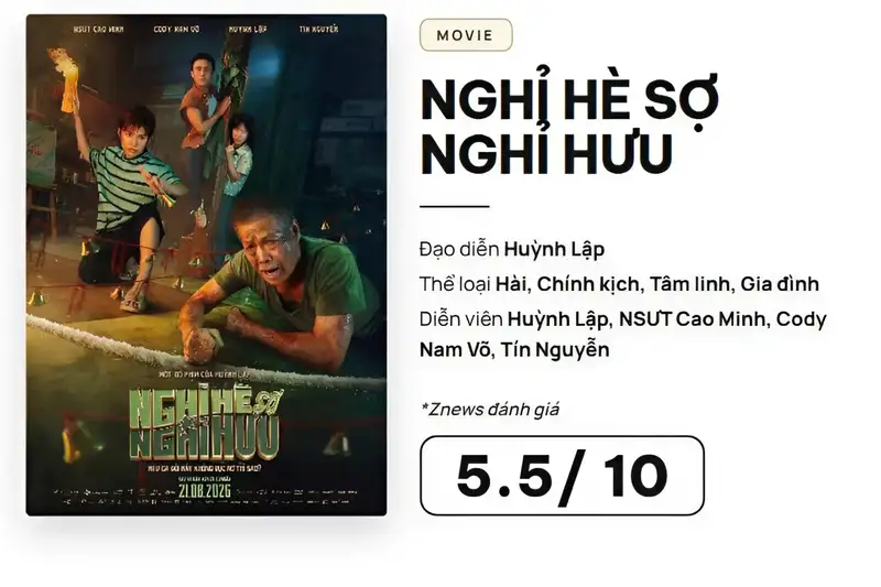 Phim Huỳnh Lập 'Nghỉ hè sợ nghỉ hưu': Nỗ lực lớn, nhưng liệu có thoát bóng web-drama?