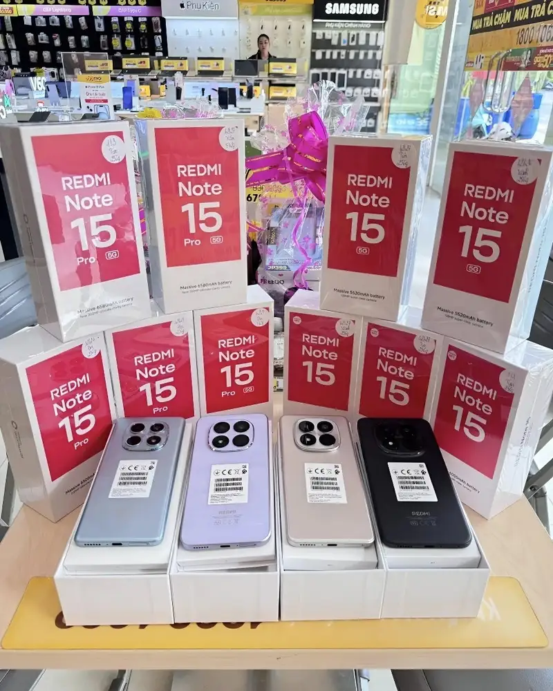 Redmi Note 15 Pro+ 5G sở hữu hiệu năng mạnh mẽ cùng khả năng sạc siêu tốc