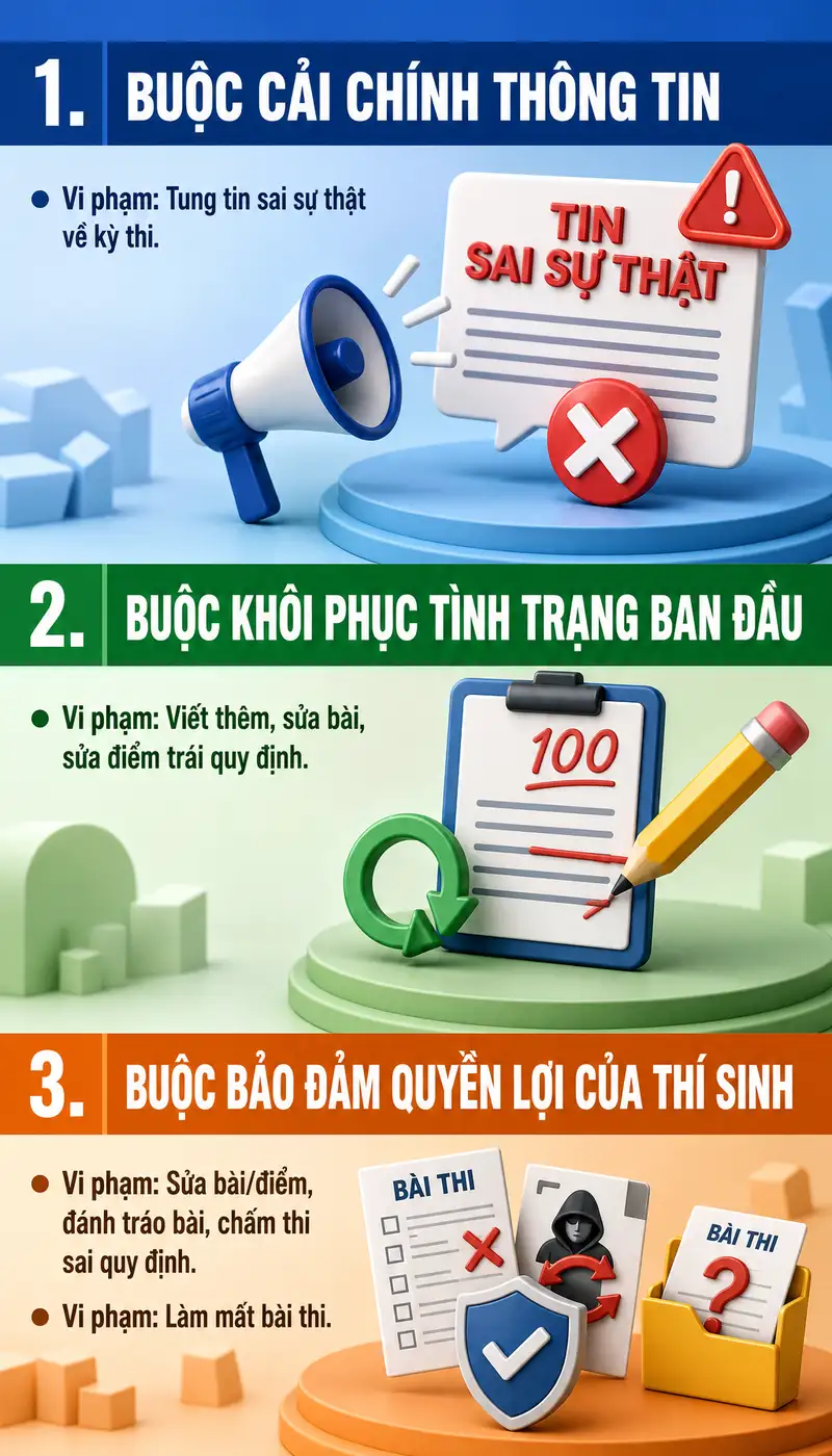 Infographic ranh giới xử lý hành chính và hình sự khi thi hộ