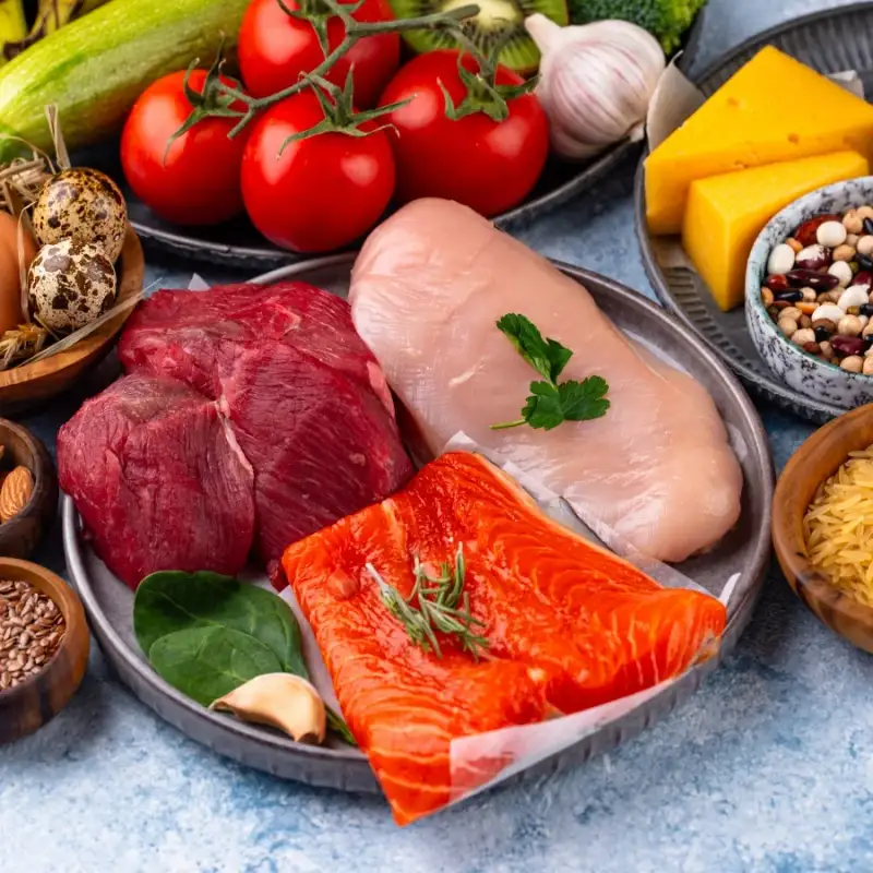 Protein chất lượng cao giúp bảo vệ khối cơ và tăng cảm giác no lâu