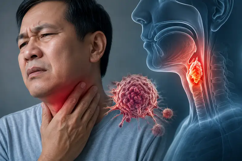 Bác sĩ cảnh báo: 6 dấu hiệu cổ họng nghi ngờ ung thư, dễ nhầm viêm họng thông thường