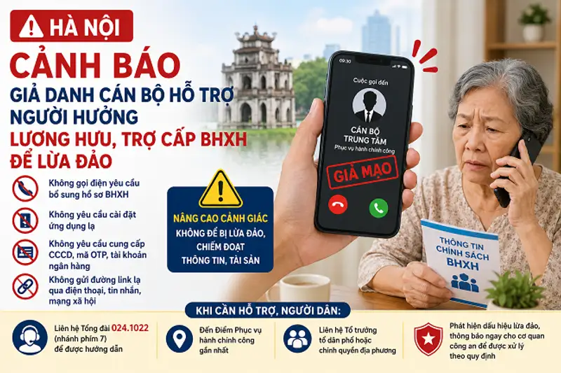 Cảnh báo lừa đảo BHXH