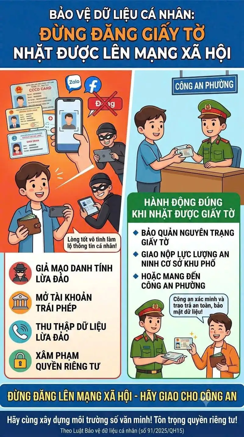 Khuyến cáo từ lực lượng Công an về bảo vệ thông tin cá nhân